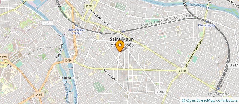 localisation de l'entreprise ADEQUATION CREDITS à SAINT-MAUR-DES-FOSSES