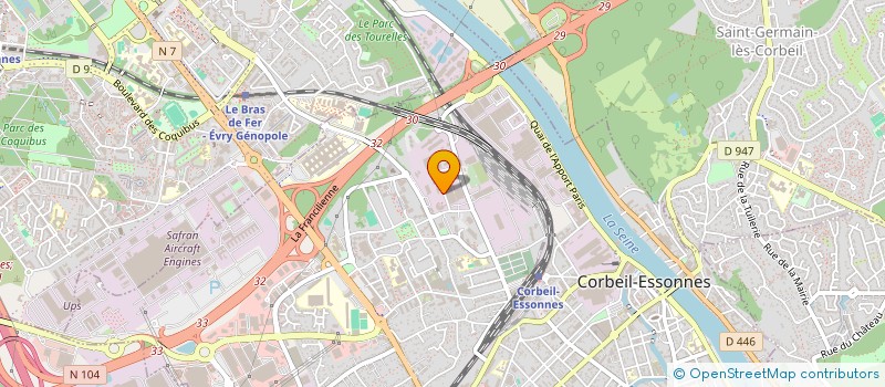 localisation de l'entreprise ADEQUATION SERVICE PROPRETE à CORBEIL-ESSONNES