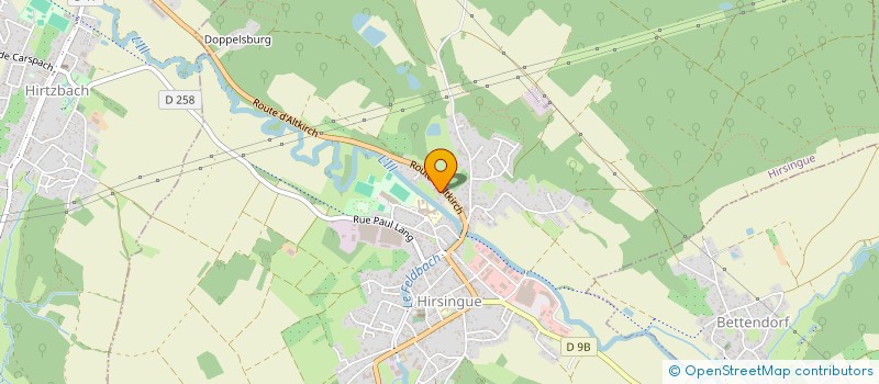 localisation de l'entreprise ADEQUATION SERVICES  HIRSINGUE