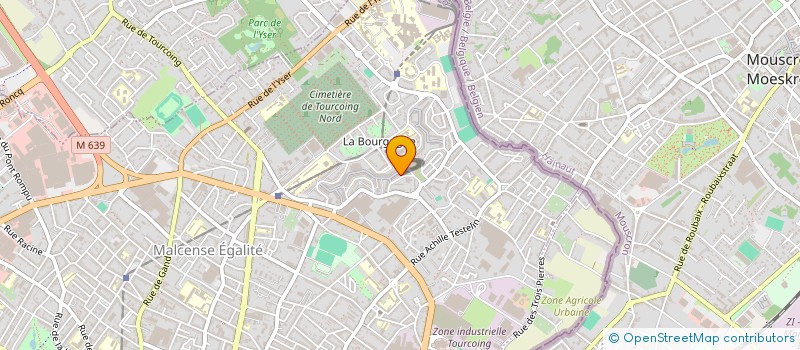 localisation de l'entreprise ADEQUATION & SOLUTIONS RH  TOURCOING