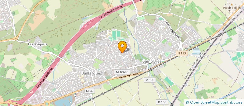 localisation de l'entreprise ADEQUATIONS à BAILLARGUES