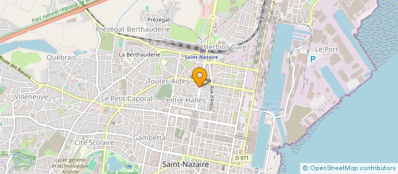 localisation de l'entreprise ADEQUATIS IMMO  SAINT-NAZAIRE