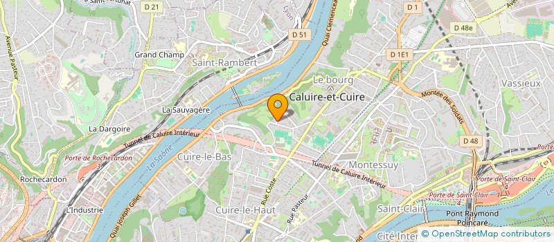 localisation de l'entreprise ADEQUITYS  CALUIRE-ET-CUIRE