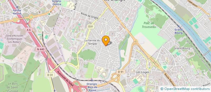 localisation de l'entreprise ADER à RIS-ORANGIS