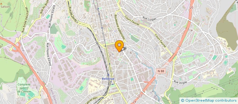 localisation de l'entreprise ADER ASSOC DEPART EMPLOI RURAL LOIRE à SAINT-ETIENNE