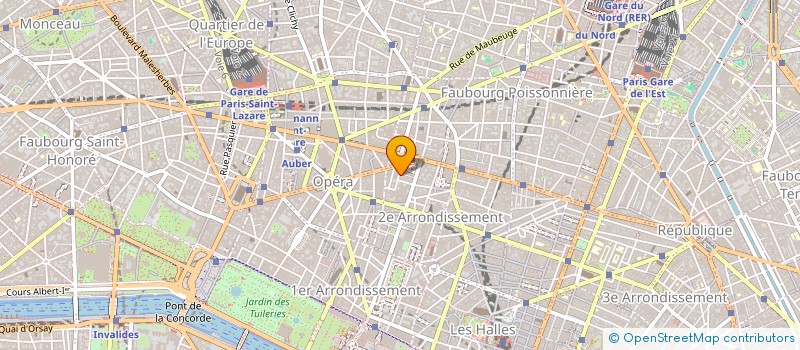 localisation de l'entreprise ADER ET CIE à PARIS
