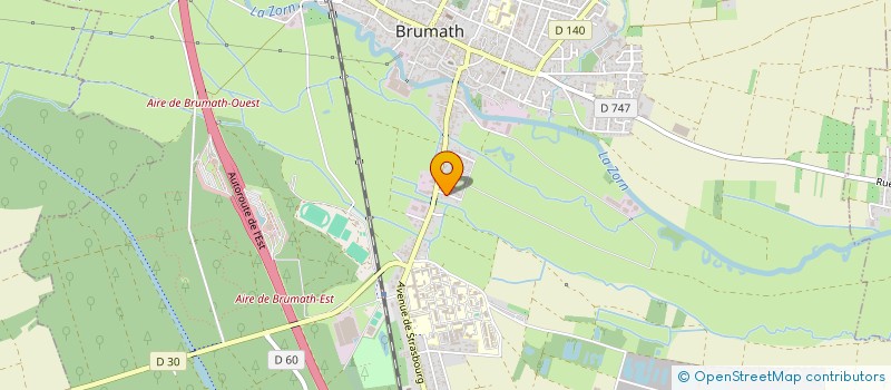 localisation de l'entreprise ADER INVEST  BRUMATH