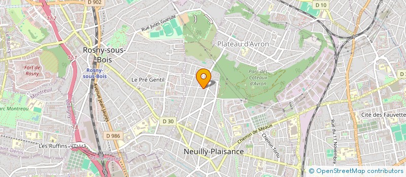 localisation de l'entreprise ADER SERVICES à NEUILLY-PLAISANCE