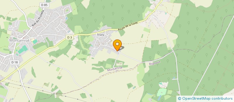 localisation de l'entreprise ADERAYNA  MONTAMISE