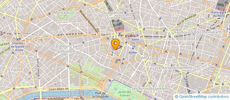 localisation de l'entreprise ADERCA SARL à PARIS