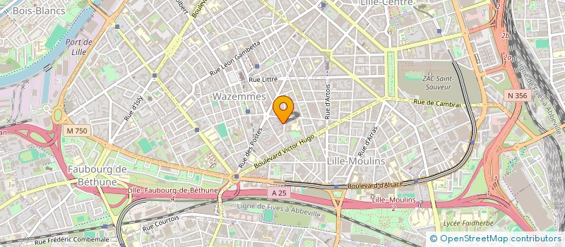 localisation de l'entreprise ADERE HAUTS-DE-FRANCE LE RESEAU D'ACHAT PARTAGE à LILLE