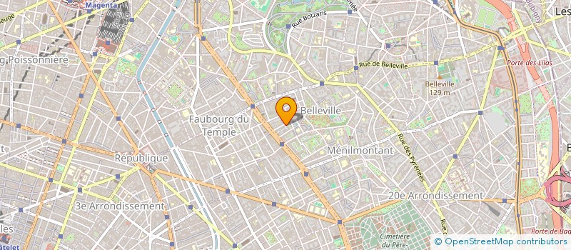 localisation de l'entreprise ADERGO  PARIS