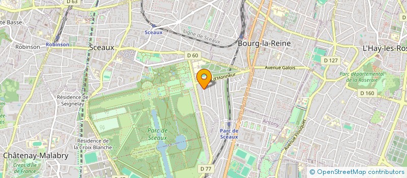 localisation de l'entreprise ADERHIS à SCEAUX