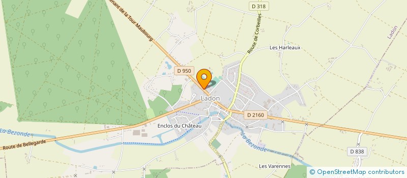localisation de l'entreprise ADERIC  LADON