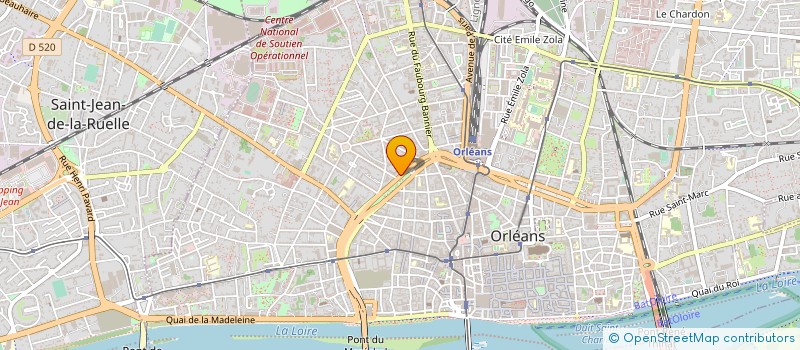 localisation de l'entreprise ADERIM ORLEANS à ORLEANS