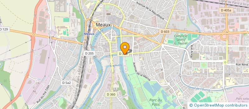 localisation de l'entreprise ADERT à MEAUX