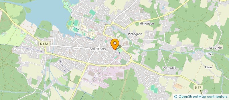 localisation de l'entreprise ADES à SOUSTONS