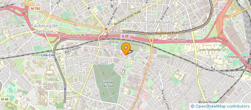 localisation de l'entreprise ADES à LILLE