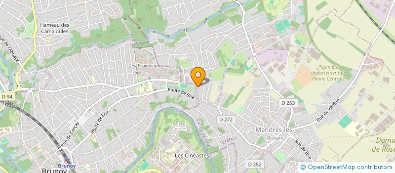 localisation de l'entreprise ADES  VILLECRESNES