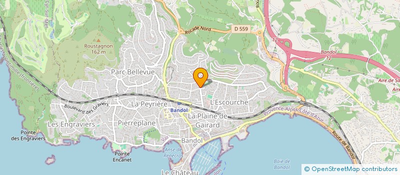 localisation de l'entreprise ADES à BANDOL