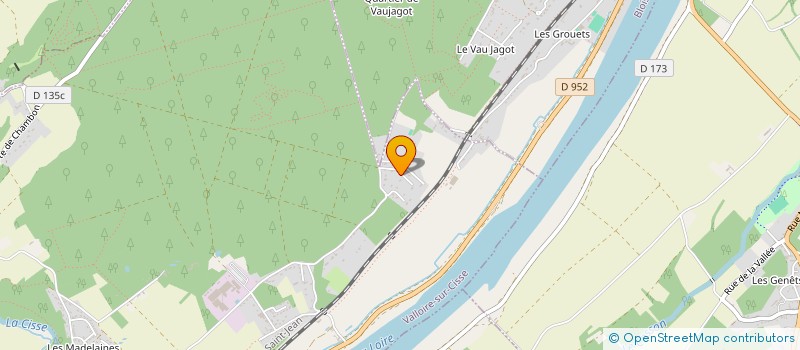 localisation de l'entreprise ADES  VALLOIRE-SUR-CISSE