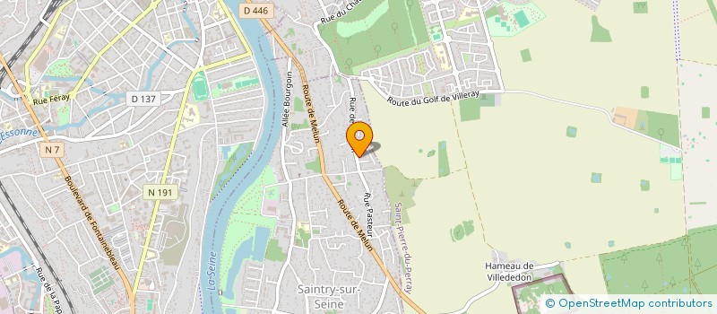 localisation de l'entreprise ADES CLUB à SAINTRY-SUR-SEINE