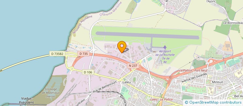 localisation de l'entreprise ADES-LASER  LA ROCHELLE