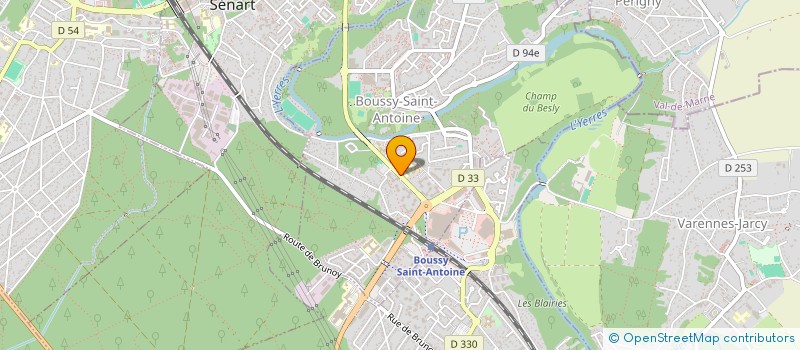 localisation de l'entreprise ADES SERVICES à BOUSSY-SAINT-ANTOINE