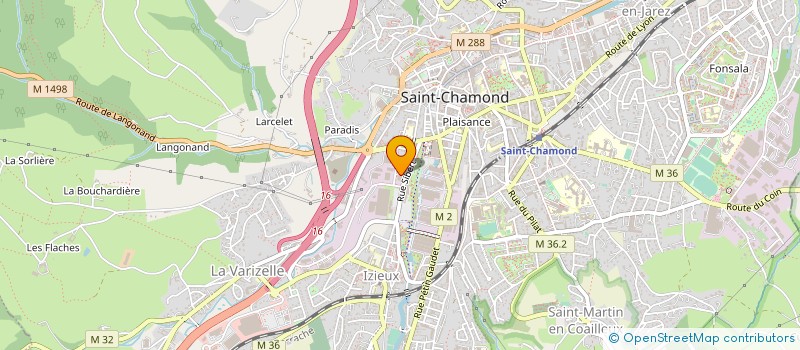 localisation de l'entreprise ADES TECHNOLOGIES à SAINT-CHAMOND