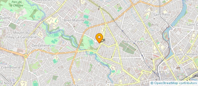 localisation de l'entreprise ADES TRAVAUX à NANTES