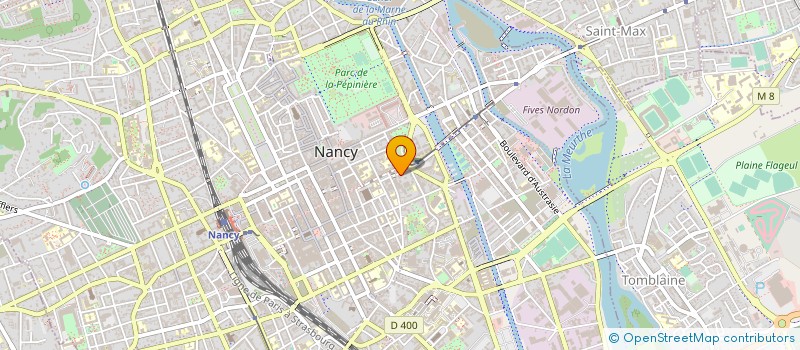 localisation de l'entreprise ADESAN à NANCY