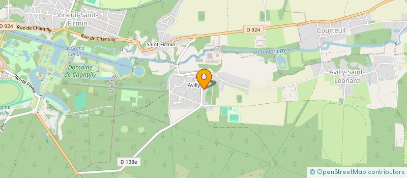 localisation de l'entreprise ADESES  COURTEUIL