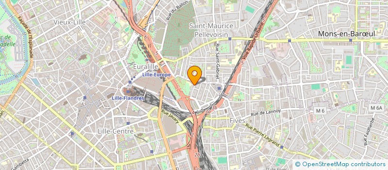 localisation de l'entreprise ADESIGN  LILLE