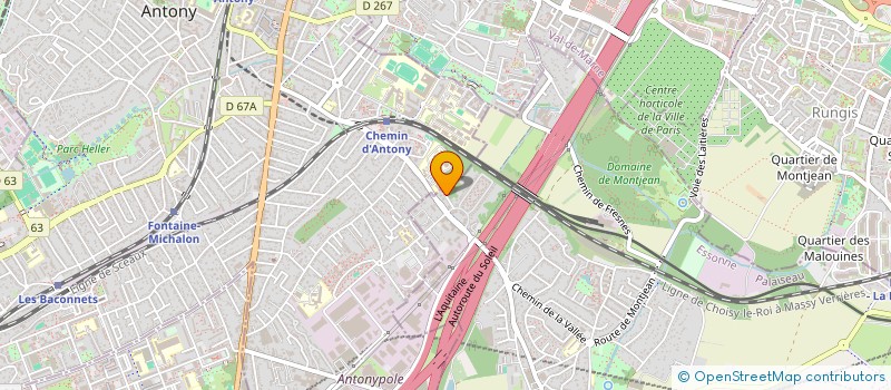 localisation de l'entreprise ADESIM ABEILLES ET DEVELOPPEMENT DU SITE DE MONTJEAN à WISSOUS