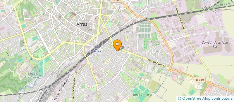 localisation de l'entreprise ADESNI à ARRAS