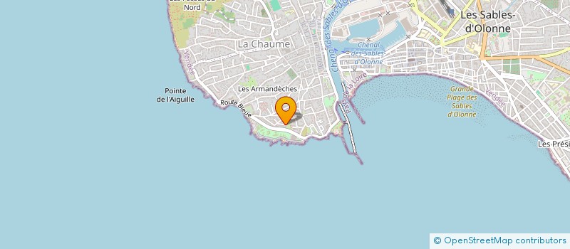 localisation de l'entreprise ADESO à LES SABLES D'OLONNE