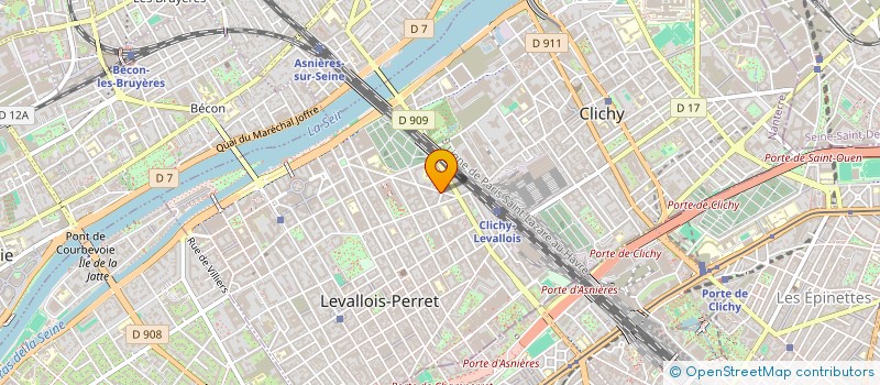 localisation de l'entreprise ADESOFT à LEVALLOIS-PERRET