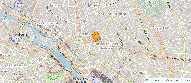 localisation de l'entreprise ADESOFT  PARIS 11