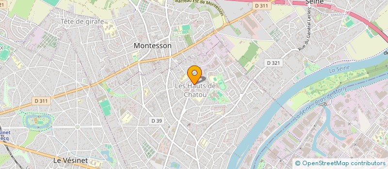 localisation de l'entreprise ADESSO PIZZA HOT  CHATOU