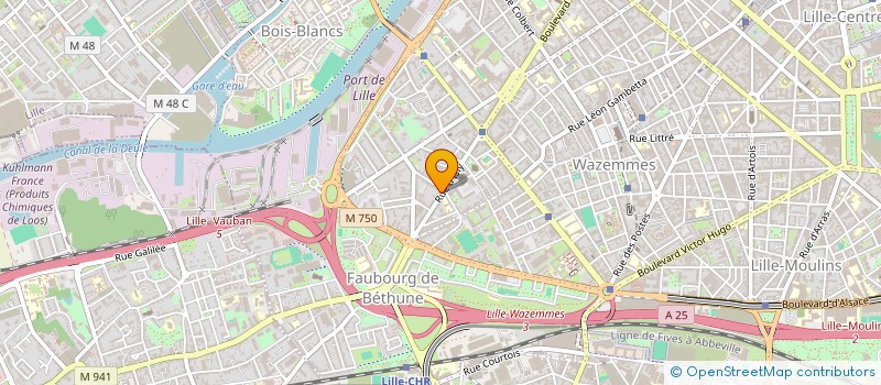 localisation de l'entreprise ADESTO à LILLE