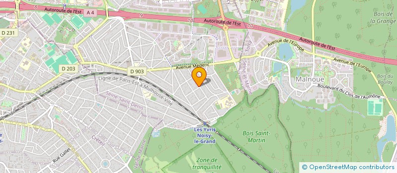 localisation de l'entreprise ADET  NOISY-LE-GRAND