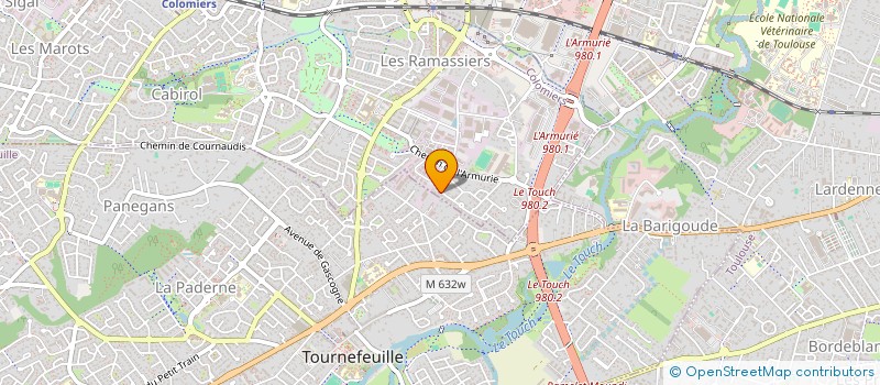 localisation de l'entreprise ADET.DIFFUSION à COLOMIERS