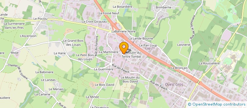 localisation de l'entreprise ADETANCHEITE à COUERON
