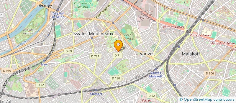 localisation de l'entreprise ADETCIE à ISSY-LES-MOULINEAUX