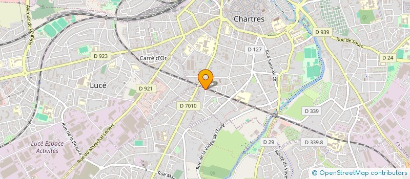 localisation de l'entreprise ADETEC à CHARTRES