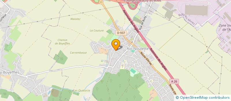 localisation de l'entreprise ADETEP  AIX-NOULETTE