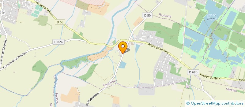 localisation de l'entreprise ADETHERM  FONSORBES