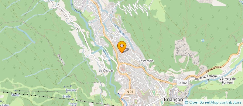 localisation de l'entreprise ADETIB - ASSOCIATION DES ETUDIANTS INFIRMIERS DE BRIANCON  BRIANCON