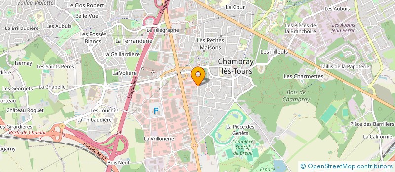 localisation de l'entreprise ADETMA  CHAMBRAY-LES-TOURS