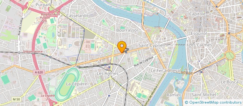 localisation de l'entreprise ADETO à TOULOUSE